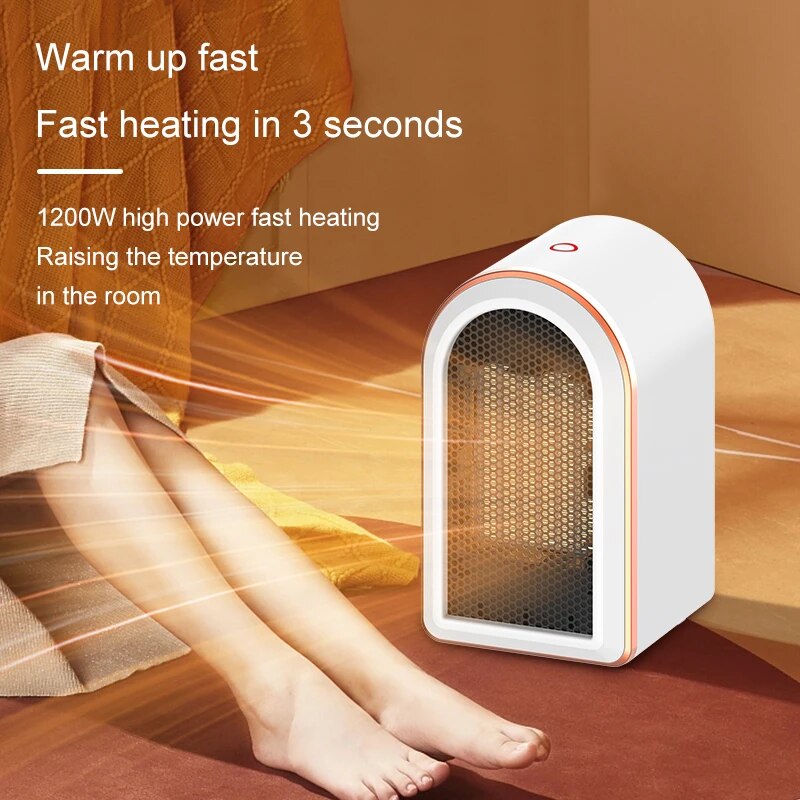 Latest Technology Electric Room Heater, Portable Fan Heater for Home & Office