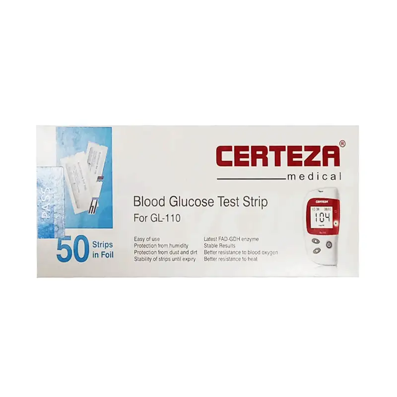 Certeza TS 100 Strips For Gl100 50 Strips