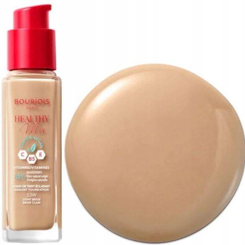 Bourjois Healthy Mix Clean Vegan Foundation 053 Light Beige 3616303397364