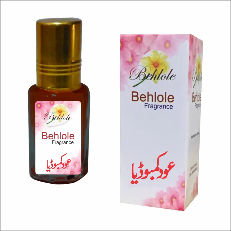 Attar Oudh Kambodia 3 ml - Alcohol free Attar - Original attar By Behlole