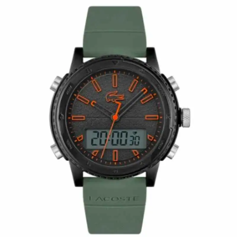 Lacoste Men's Maui Black Dial Watch - 2011077
