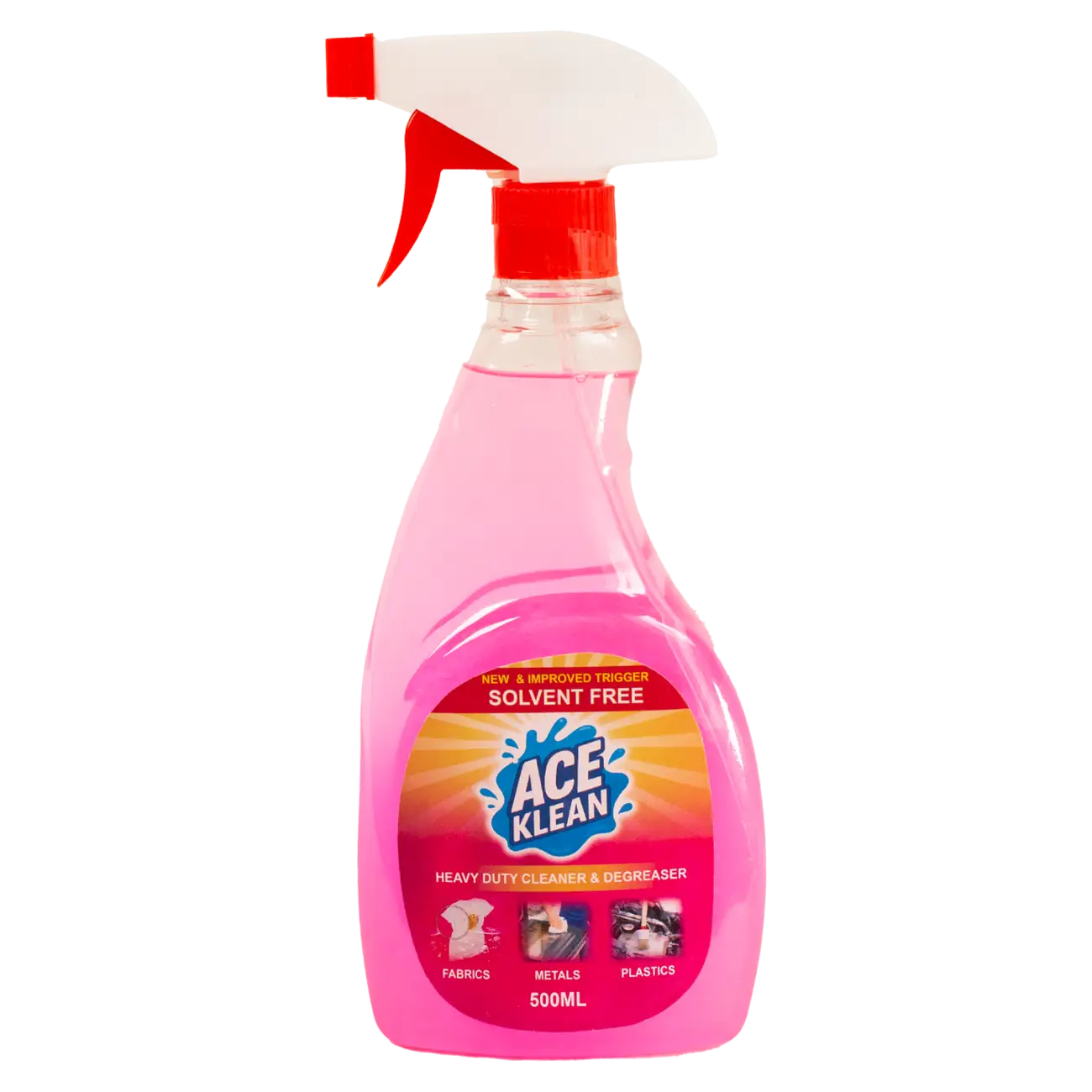 Ace Klean Heavy Duty Cleaner & Degreaser - 500 ml  – Safe for Fabrics, Metals & Plastics