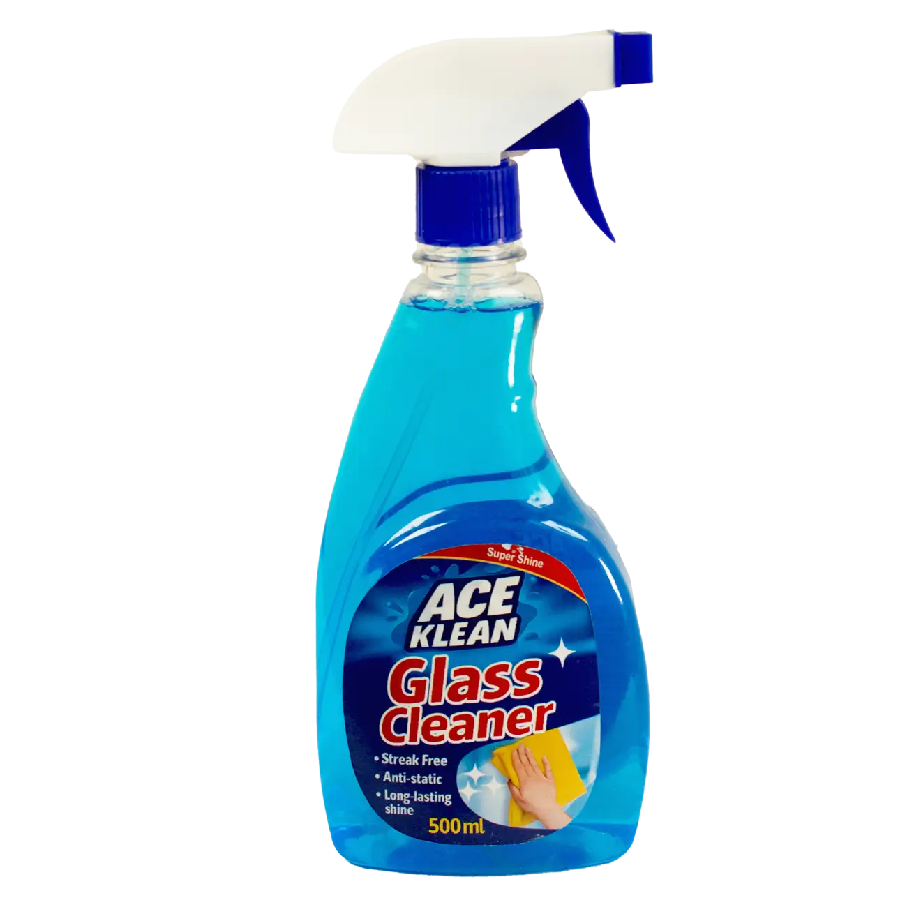 Ace Klean Glass Cleaner 500ml – Streak-Free, Anti-Static & Long-Lasting Shine