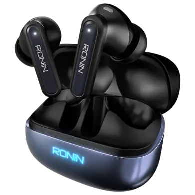 Ronin R-7085 VOX Hybrid ANC & ENC Earbuds – 40h Playtime, Bluetooth 5.4, 13 mm Driver, Touch Control