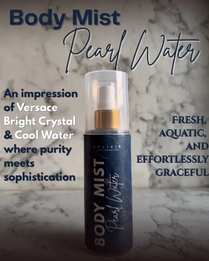 Pearl Water Body Mist – Cool, Clean & Long-Lasting Freshness