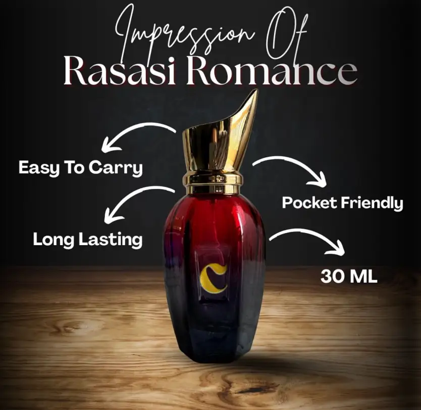 Pocket Perfume – Inspired by Rasasi Romance – 30ml