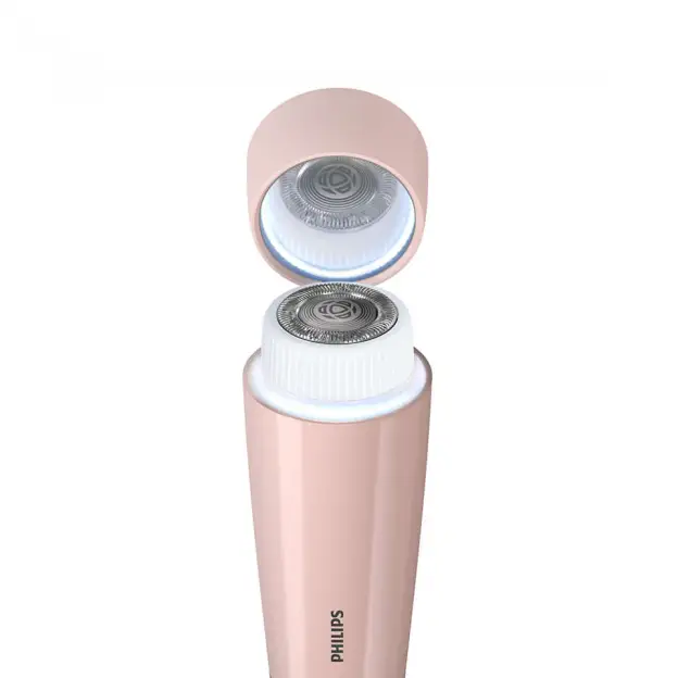 Philips BRR454/00 5000 Series Facial Hair Remover - Gentle, Painless with LED Light, Mirror & 2 Years Warranty