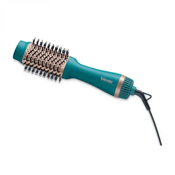 Beurer HC 45 Ocean 2-in-1 Volumising Hair Dryer Brush – Ionic Hot Air Styler with Ceramic Keratin Coating, Oval Brush for Root Volume, 2 Heat Settings + Cold Air | Best Price in Pakistan