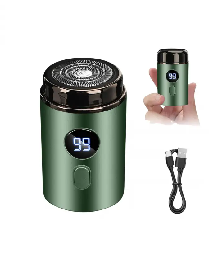 Enjoy convenient grooming wherever you go with the Rechargeable Mini Portable Shaver with Digital Display. Its compact, lightweight design makes it perfect for travel, daily use, and quick touch-ups.