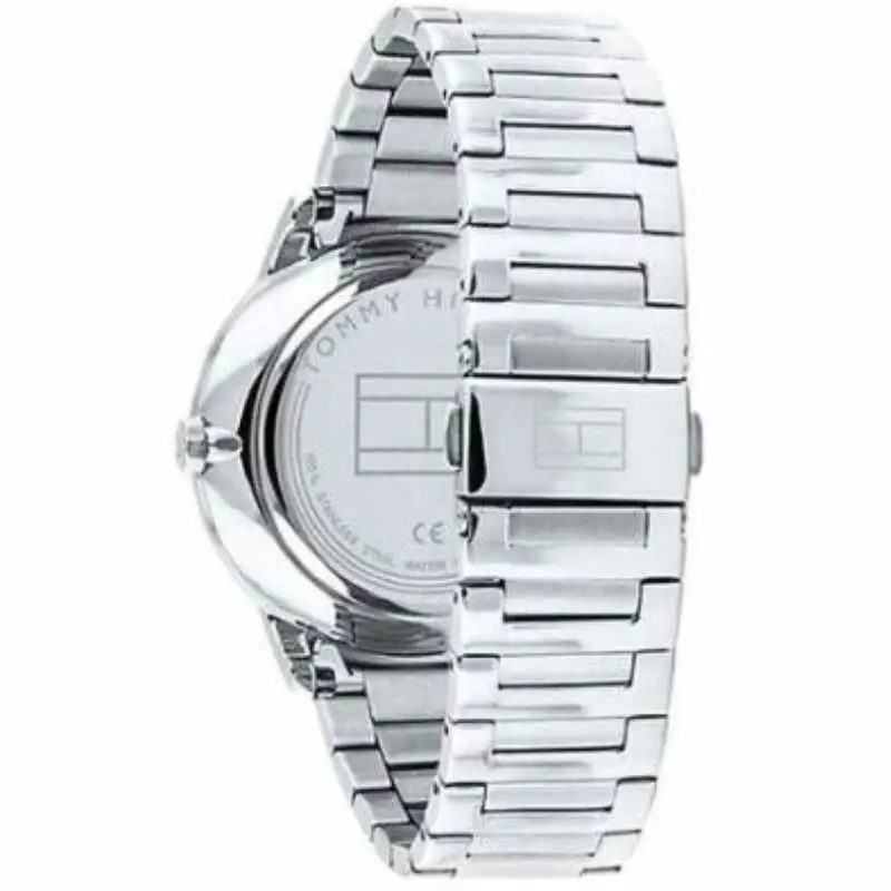 Tommy Hilfiger Men's Brad Round Shape Stainless Steel Analog Wrist Watch 44 mm - Silver - 1710385