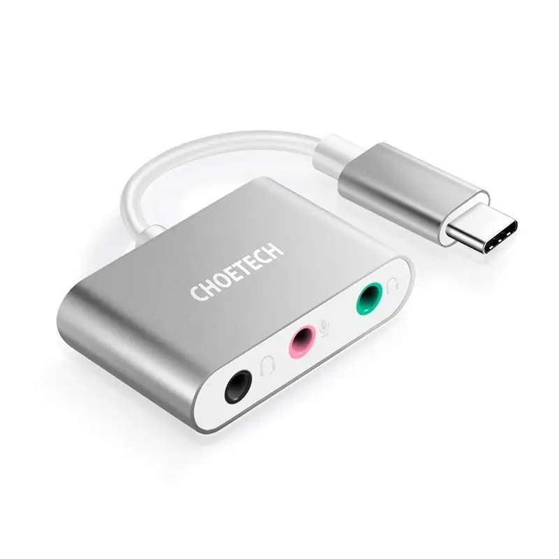 CHOETECH A02 USB C Audio Adapter With Microphone Jack With Official Warranty