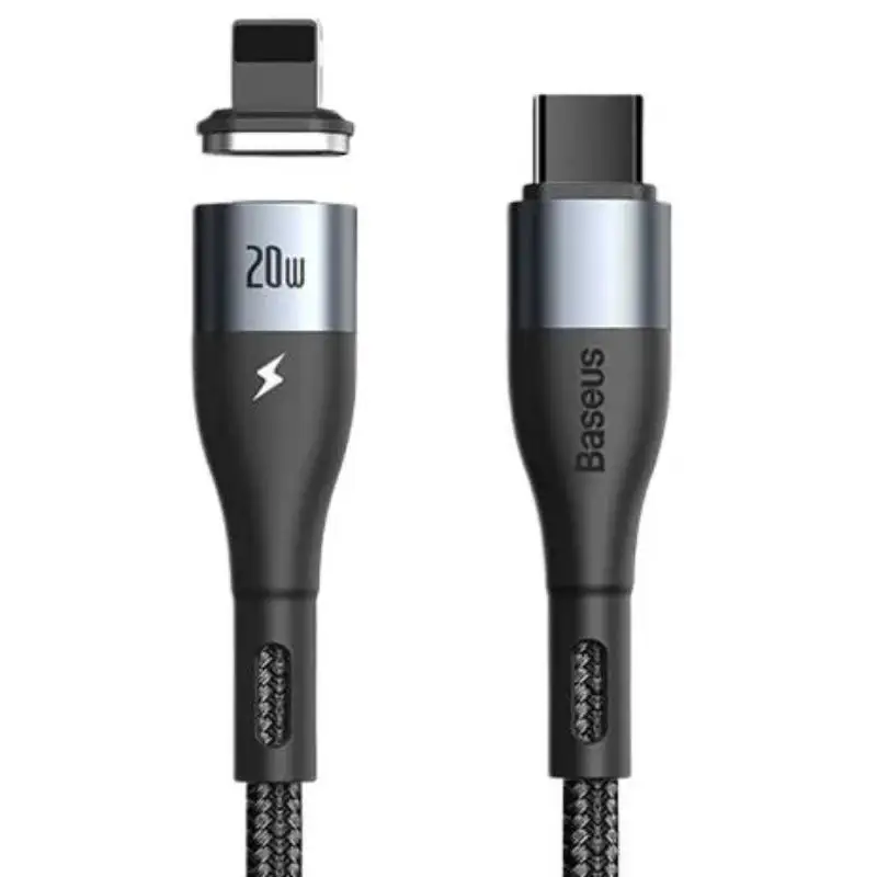 Baseus Zinc Magnetic Safe 20W Fast Charging Data Cable  Type-C To iPhone 2m