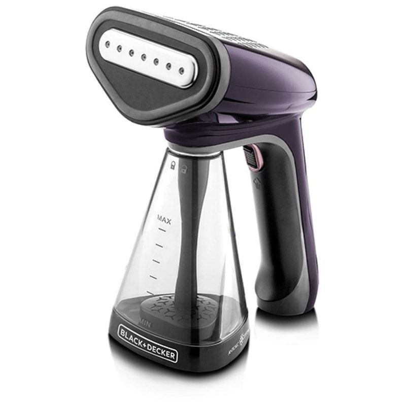 Black & Decker HST1500 Handy Garment Steamer With Hair Brush & lint remover Brush With Official Warranty