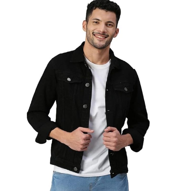 Aesthetic Gen Black Denim Jacket Unisex