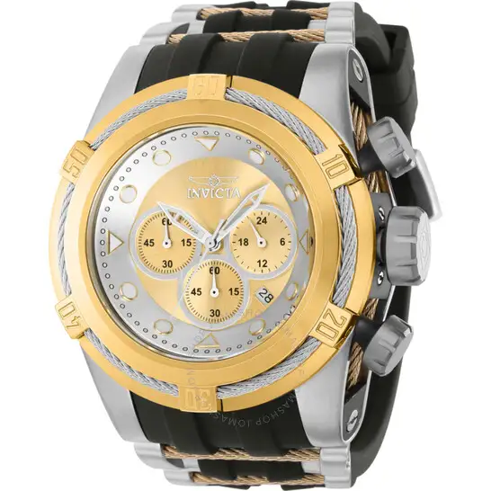 Invicta Bolt Chronograph Quartz Gold Dial Men's Watch
