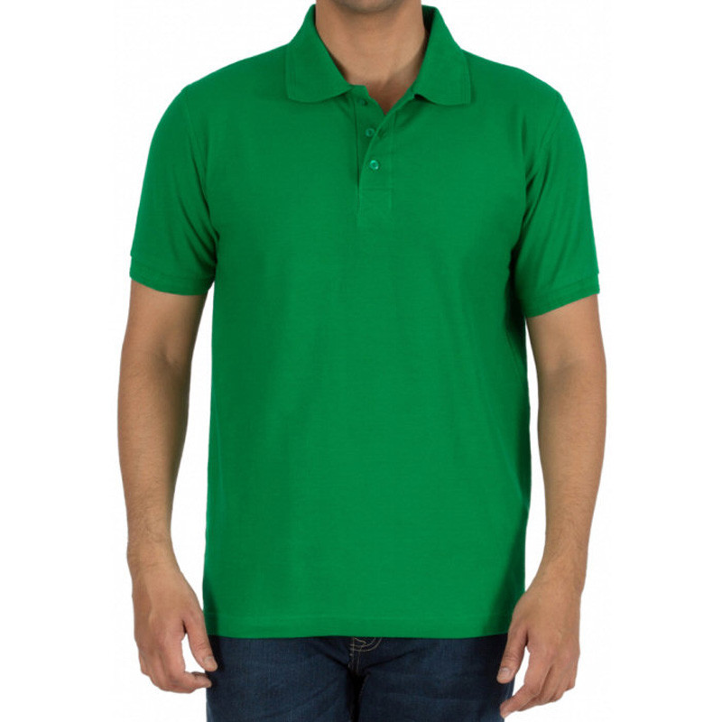 Vaya Clothing Basic Plain Green Basic Polo T-Shirt