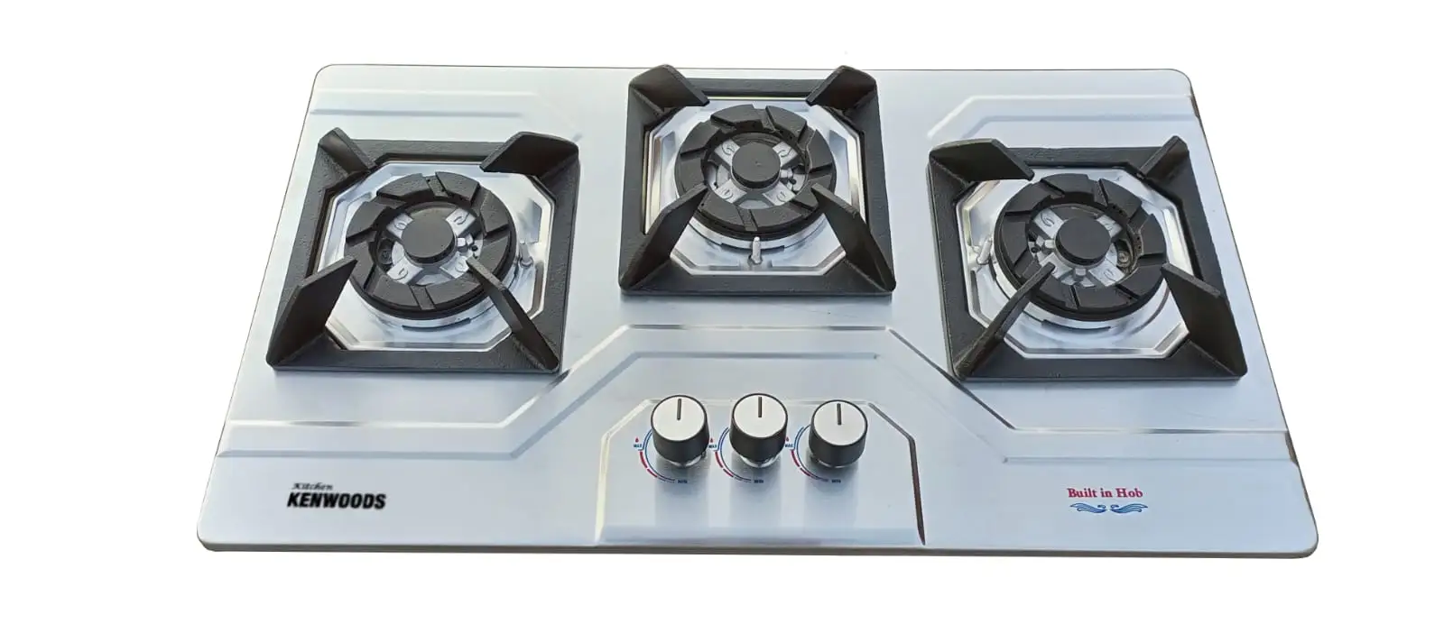 Kitchen Kenwoods Steel Top Hob Stove Burner With Auto Ignition System(Both Natural Gas And LPG Models Available)