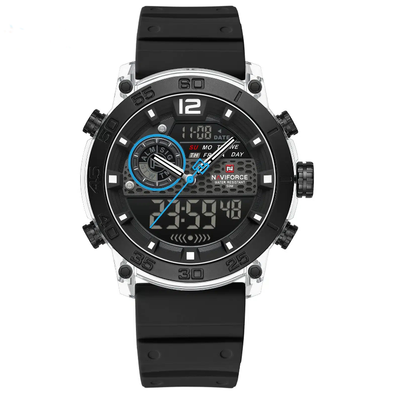 NaviForce NF‑6104 Tactical Dual Watch For Men With Official Warranty