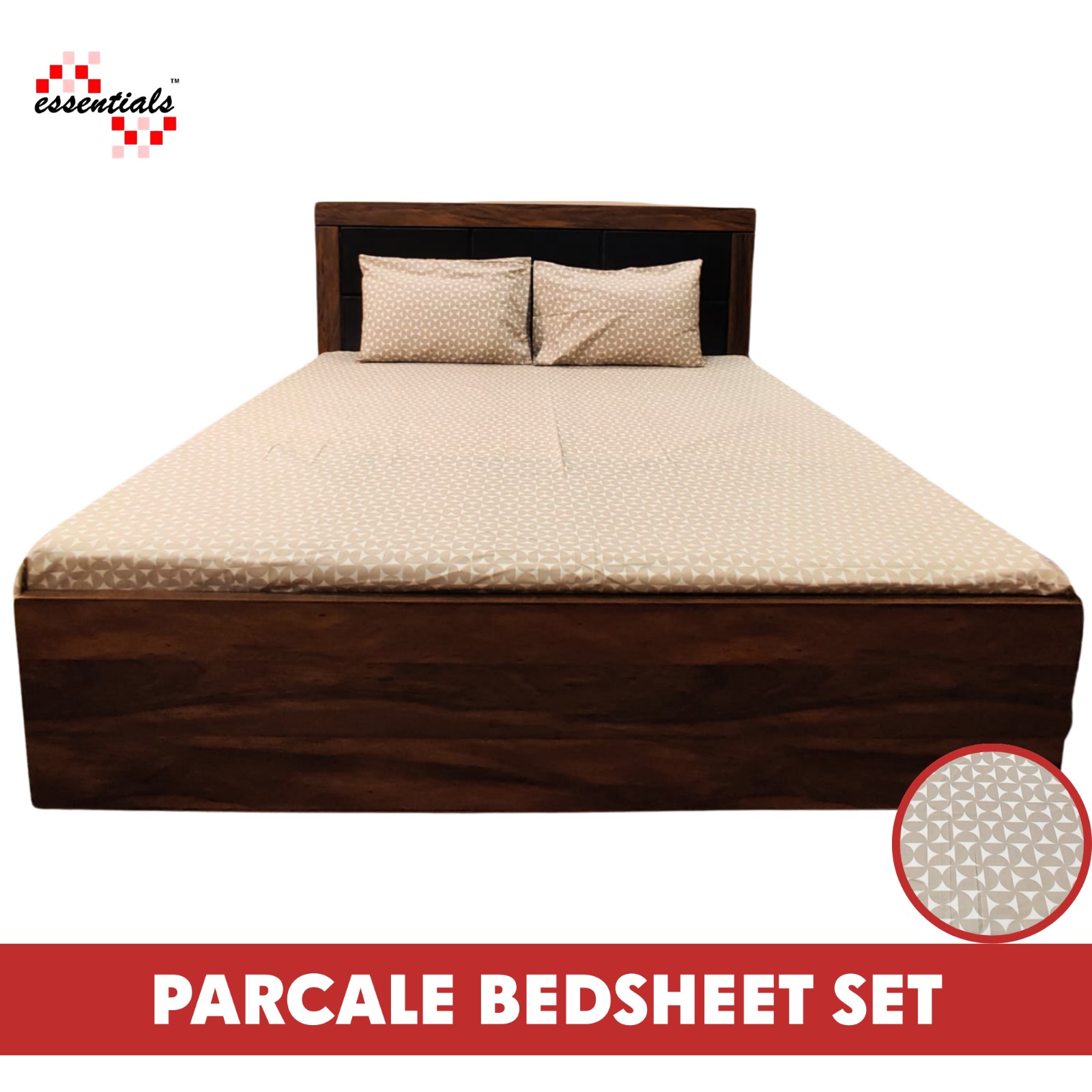Percale King Size Bedsheet Set – Ultra-Smooth, Breathable & Durable for a Luxurious Sleep