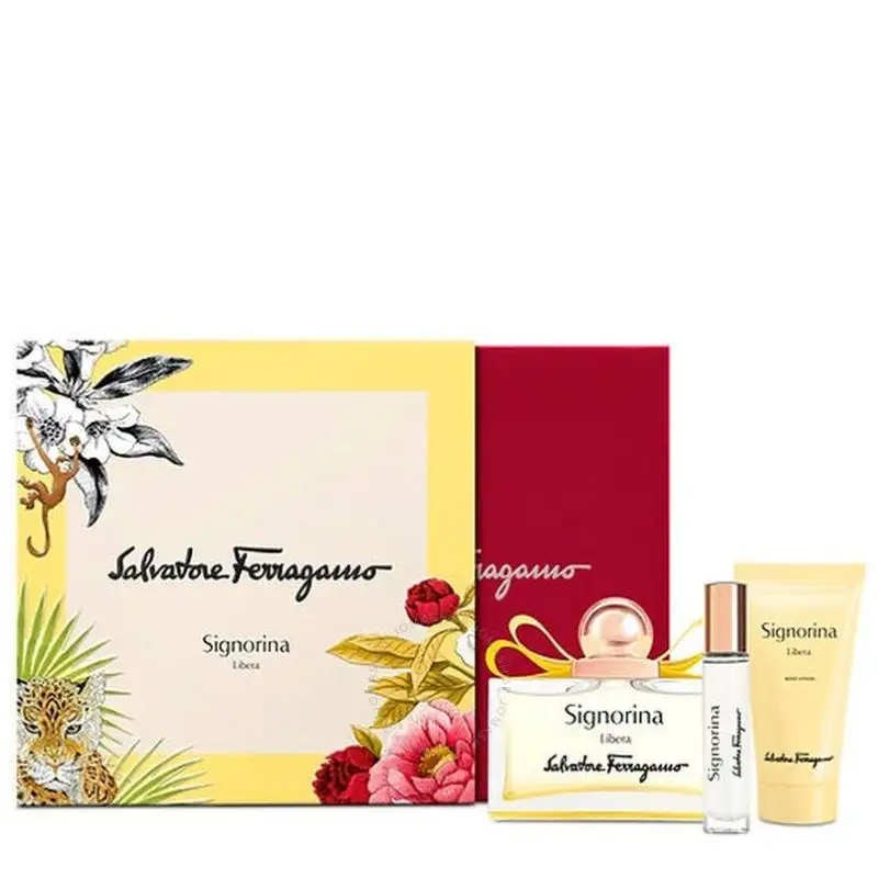 Salvatore Ferragamo Signorina Libera Women Set EDP 100Ml+EDP 10Ml+Body Lotion 50Ml