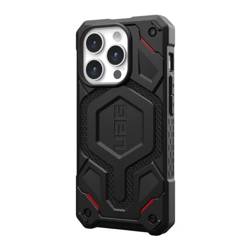 UAG Monarch Pro Series Phone Case for iPhone 15 Pro Max – Kevlar Black