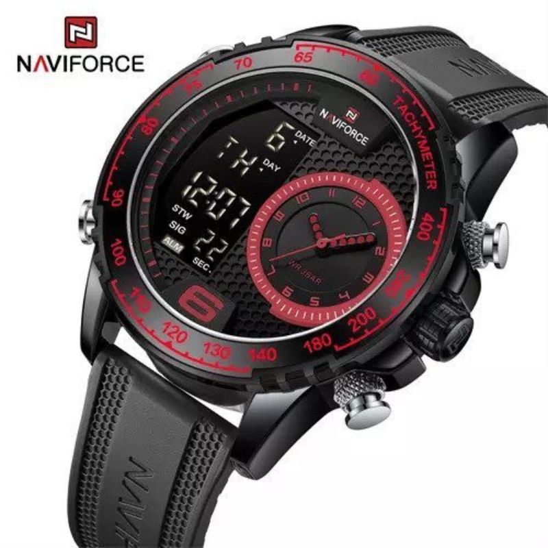 NAVIFORCE Watch 9199T Analog-Digital Watch TPU Strap