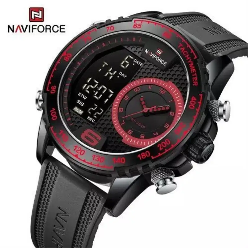 NAVIFORCE Watch 9199T Analog-Digital Watch TPU Strap