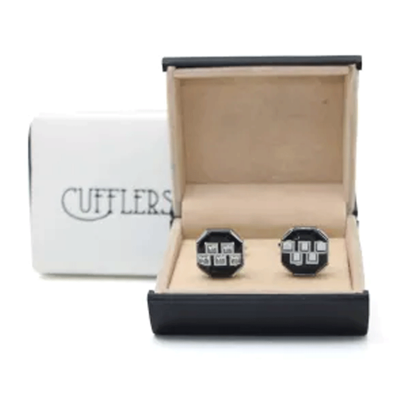 Cufflers Casual Cufflinks for Mens Shirt with a Gift Box – CU-1013