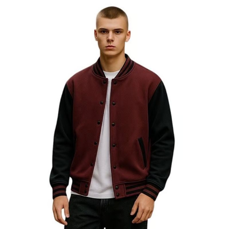 Classic Wears Cotton Fleece Baseball Jacket (Unisex)
