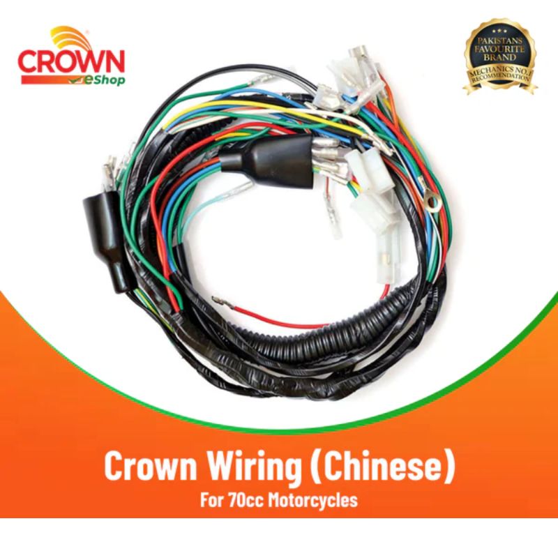 Crown Wiring for Chinese 78cc Motorcycles