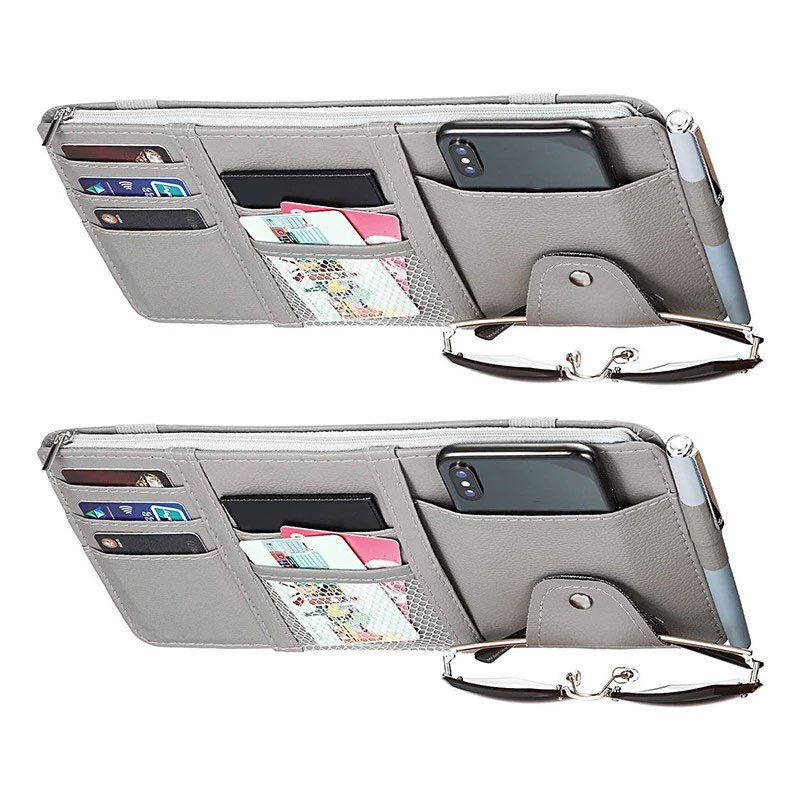 Auto Sun Visor Storage Pouch