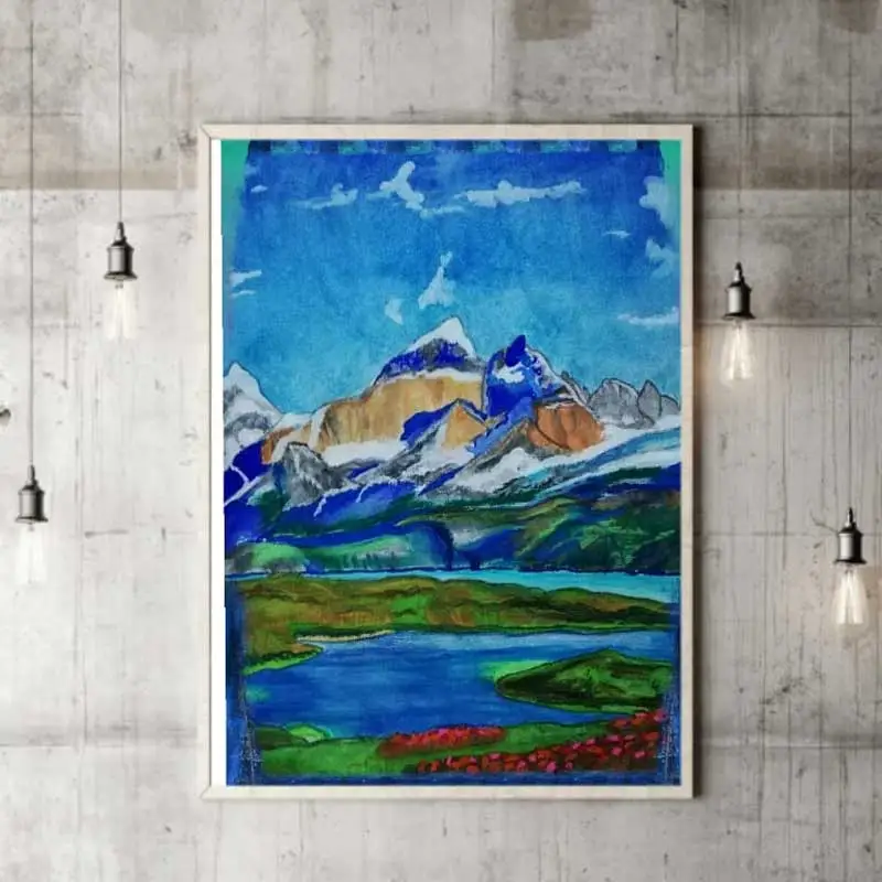 A landscape drawing