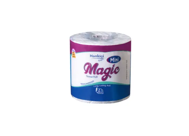 Hankies Toilet Roll Magic (Mini) -  Compact, Soft, and Strong Roll