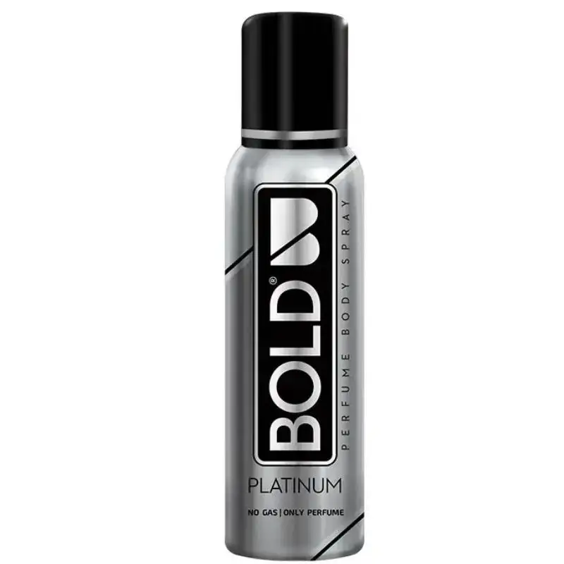 Bold Body Spray Perfume Platinum No Gas 120ml