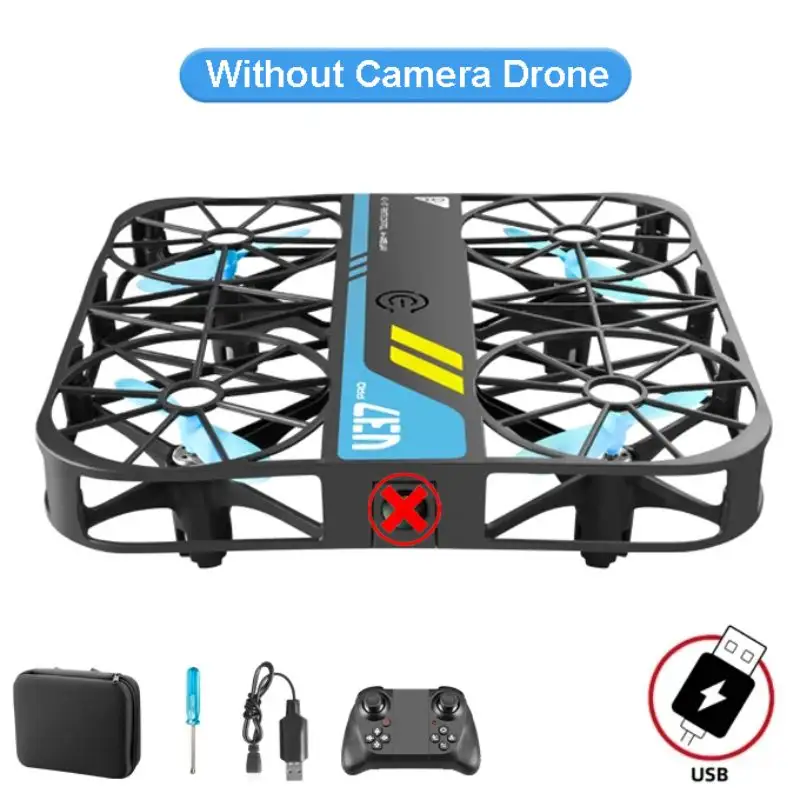 Remote Control RC37 Foldable Drone V37 Vicky Mini Drone LED lighting - GPS - Headless mode - Without Camera