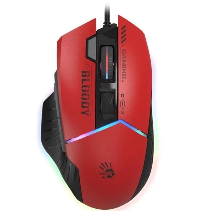 Bloody W95 Max RGB Extra Fire Sportes Red Gaming Mouse