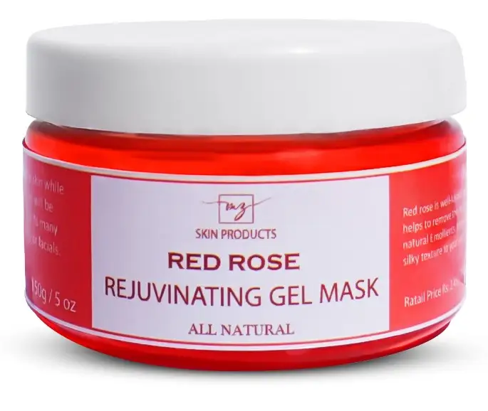 RED ROSE GEL MASK WITH FREE FACIAL MASK BRUSH – 150 G