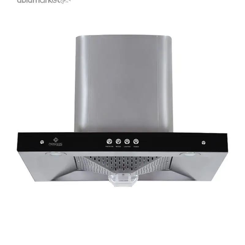 Nasgas KHD-265 Kitchen Hood HandSensor operating system Panel Front Tempered Glass Chimney With Official Warranty