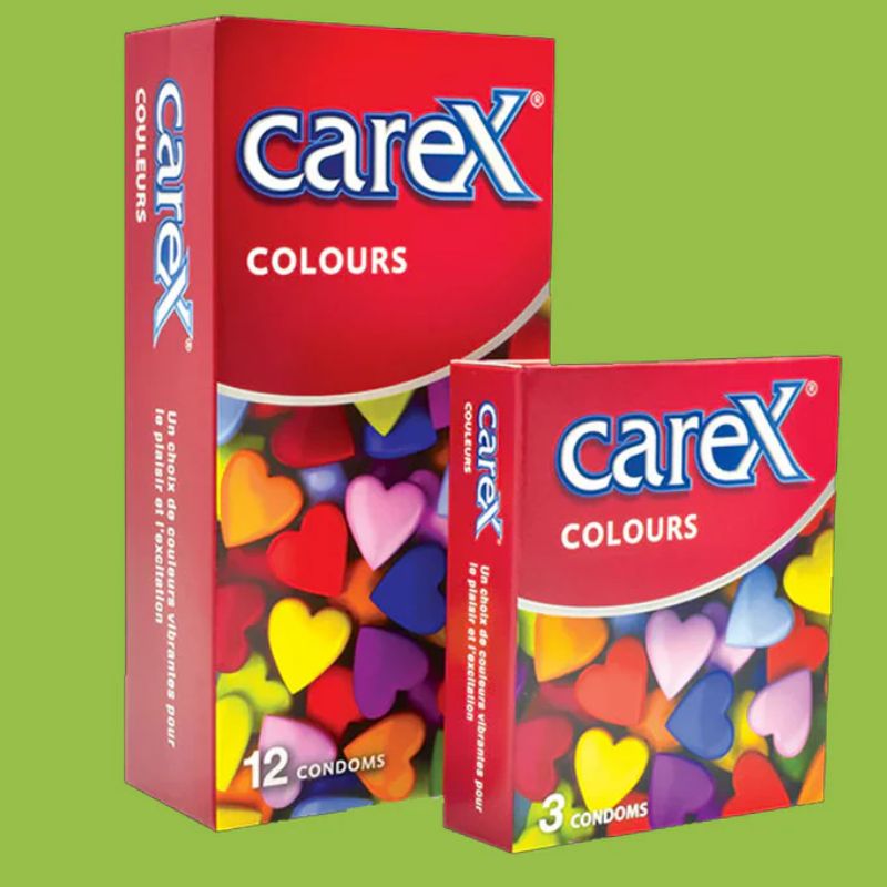Carex Colours Condoms 12 Piece