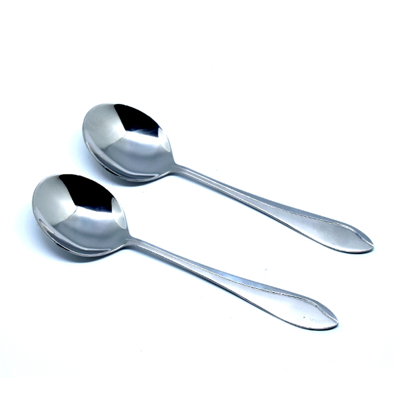 Cambridge CS0622 Curry Spoons ,2 Spoon Card Set Stainless Steel Design Betel Shredded