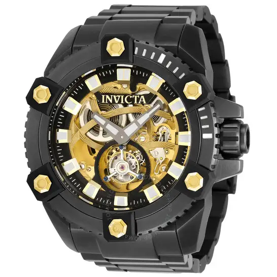 Invicta Reserve Tourbillon Automatic Black Dial Men's Watch