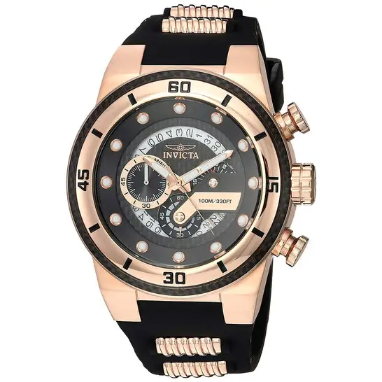 Invicta S1 Rally Chronograph Black Dial Men's Watch