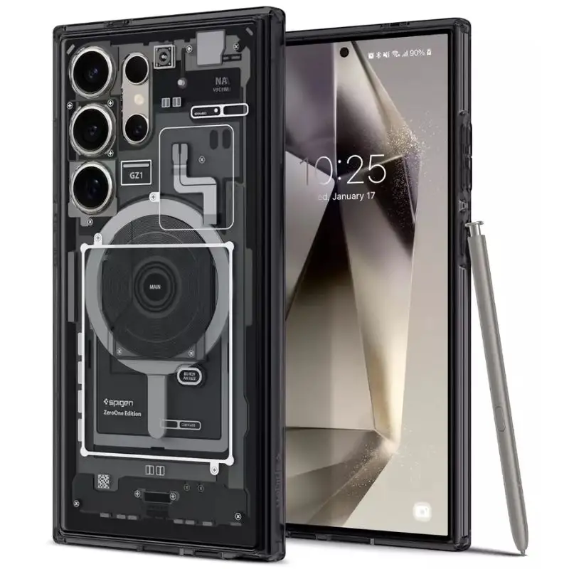 Spigen Galaxy S24 Ultra Hybrid Metal Ring MagFit Designed Case – Zero One