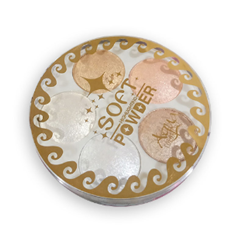 Aqua Color Line 5 in 1 Highlighter & Blushon Kit