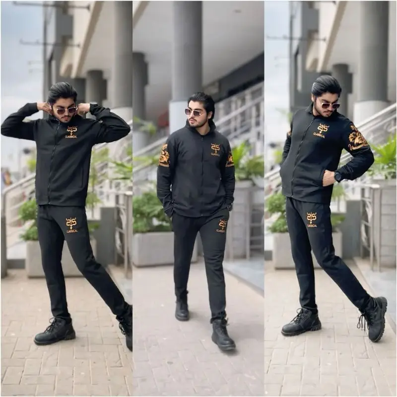 Classic Printed Track Suits For Men's