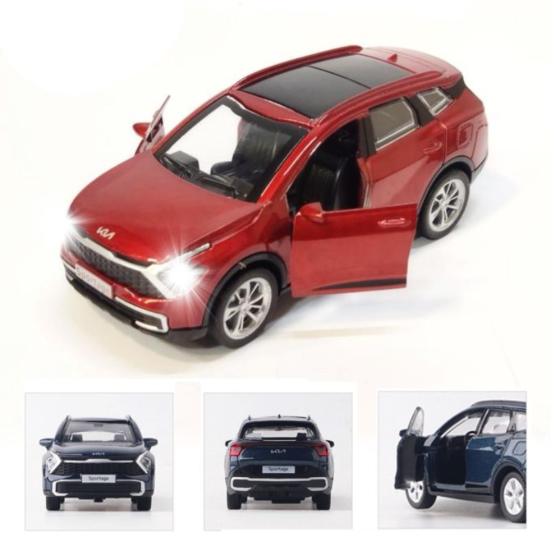 KIA Sportage Light And music Die cast 5 inches - Red