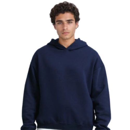 Aesthetic Gen Basic Navy Blue Hoodie