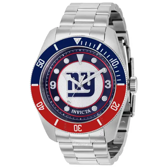 Invicta NFL New York Giants Quartz Pepsi Besel Men's Watch