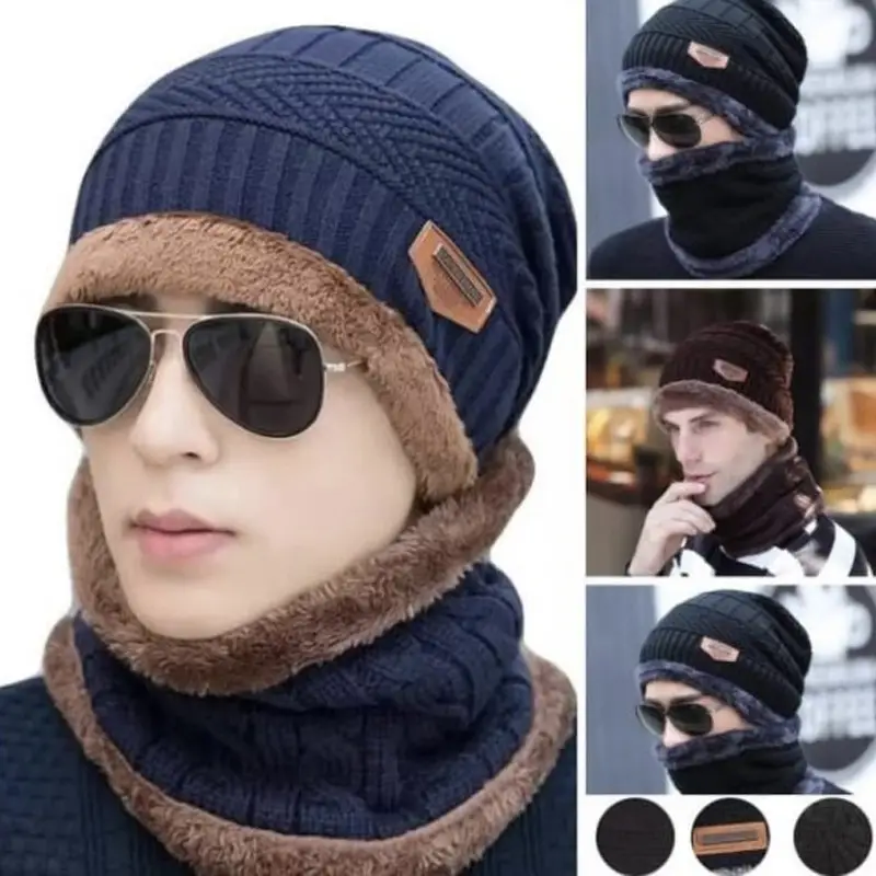 Winter Cap Hat And Scarf