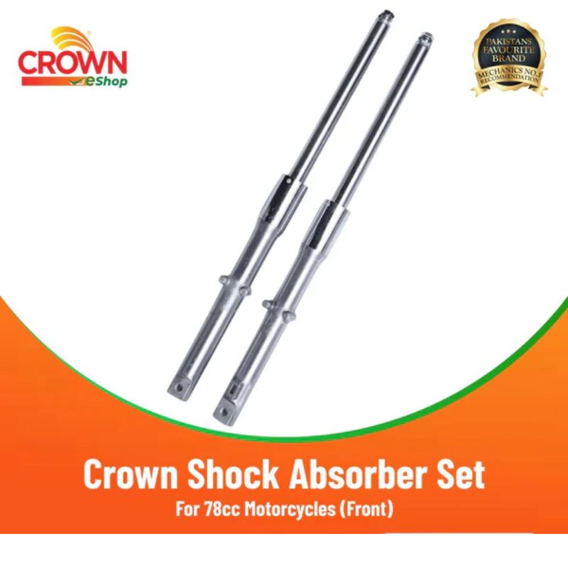 Crown Shock Absorber Set Front for 78cc Motorcycles